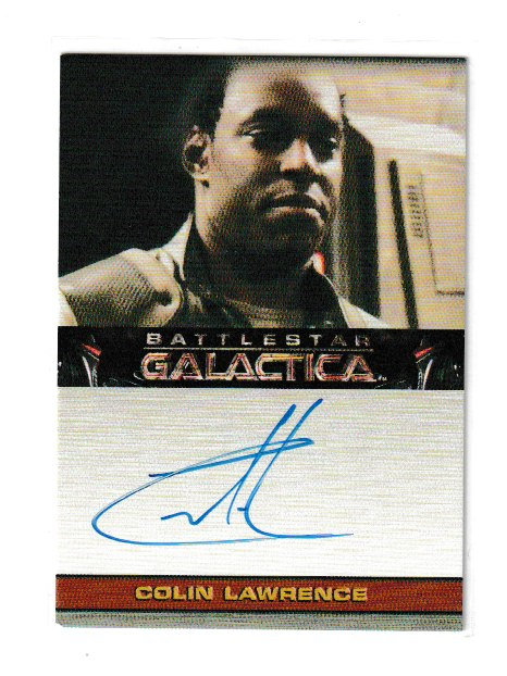 2009 Battlestar Galactica Season 4 Autographs Colin Lawrence as Hamish McCall