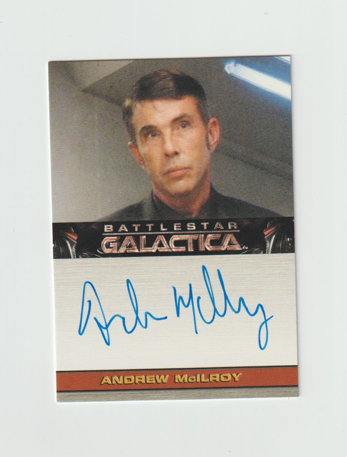 2009 Battlestar Galactica Season 4 Autographs Andrew McIlroy as Jacob Cantrell