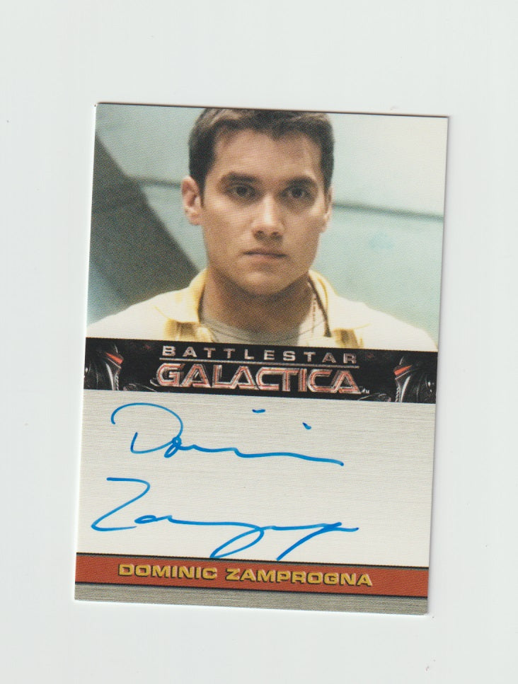 2009 Battlestar Galactica Season 4 Autographs Dominic Zamprogna as James Lyman