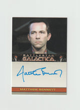 Load image into Gallery viewer, 2009 Battlestar Galactica Season 4 Autographs Matthew Bennett as Aaron Doral
