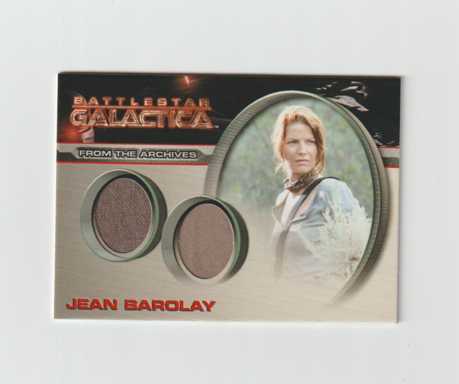 2009 Battlestar Galactica Season 4 From The Archives Dual Costumes #DC20 Jean Barolay