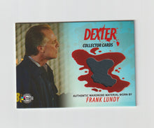 Load image into Gallery viewer, 2009 Dexter Memorabilia #DC11 Frank Lundy
