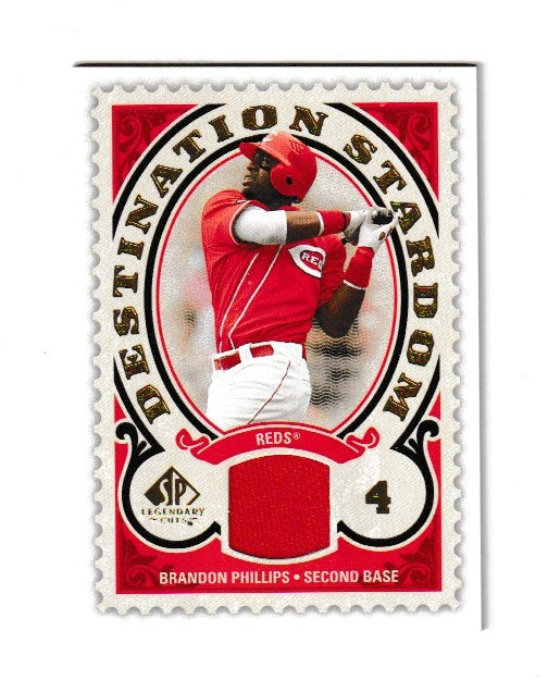 2009 SP Legendary Cuts Destination Stardom #DSM-BP Brandon Phillips