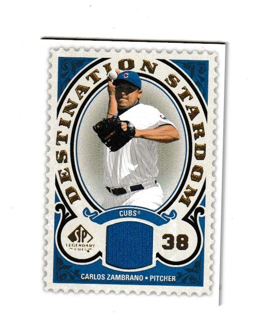 2009 SP Legendary Cuts Destination Stardom #DSM-CZ Carlos Zambrano