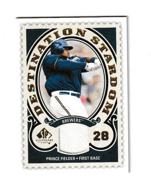 2009 SP Legendary Cuts Destination Stardom #DSM-PF Prince Fielder