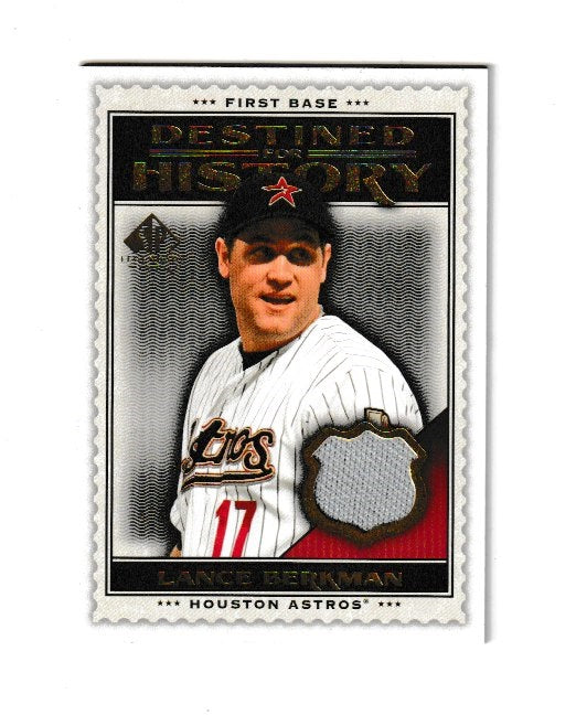 2009 SP Legendary Cuts Destined For History #DHM-LB Lance Berkman