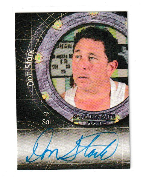 2009 Stargate Heroes #A110 Don Stark as Sal Autograph