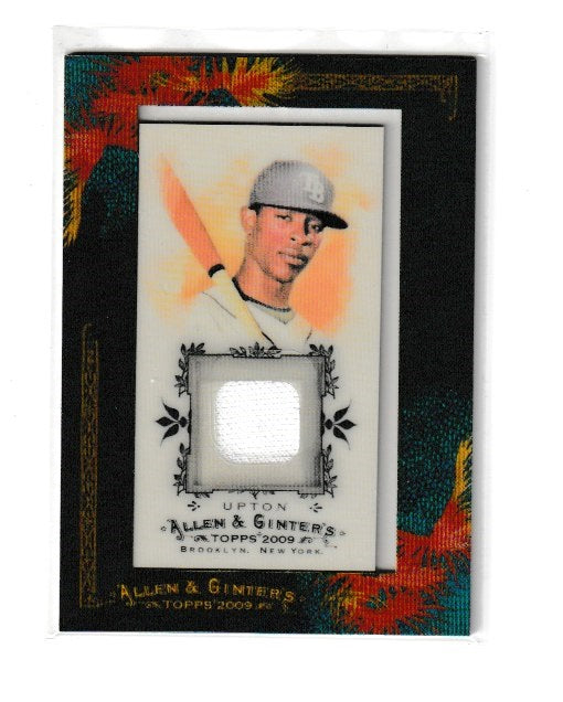 2009 Topps Allen and Ginter Relics #AGR-BU B.J. Upton