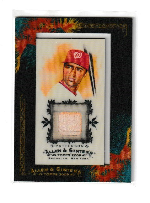 2009 Topps Allen and Ginter Relics #AGR-CP Corey Patterson