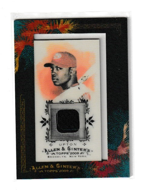 2009 Topps Allen and Ginter Relics #AGR-JU Justin Upton