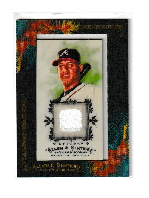 2009 Topps Allen and Ginter Relics #AGR-YE Yunel Escobar