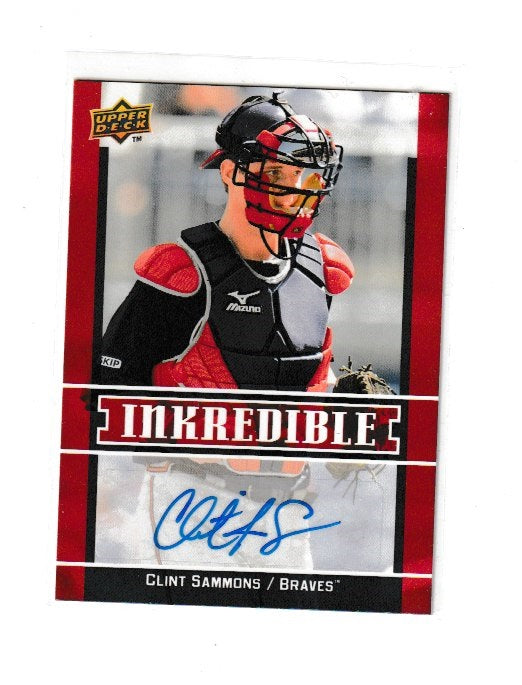 2009 Upper Deck Inkredibles #INK-CS Clint Sammons