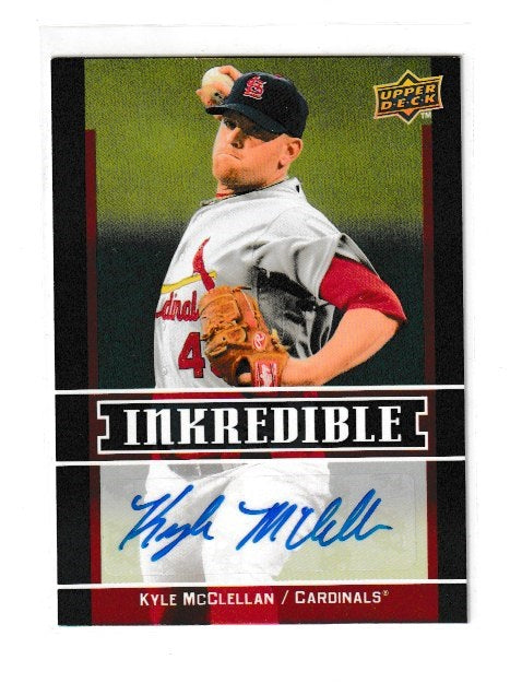 2009 Upper Deck Inkredibles #INK-KM Kyle McClellan