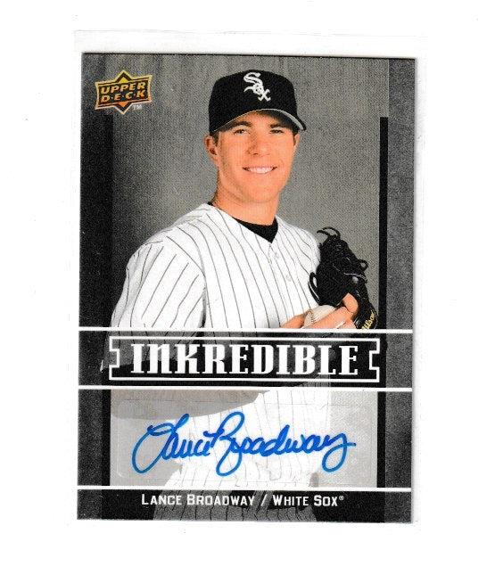 2009 Upper Deck Inkredibles #INK-LB Lance Broadway