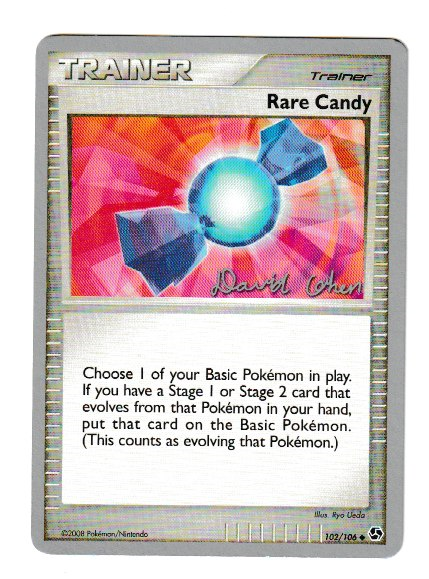 2009 World Champions Deck #NNO Trainer Rare Candy (David Cohen)