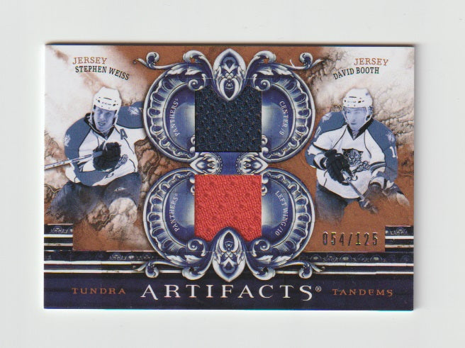 2010-11 Artifacts Tundra Tandems Bronze #TT2-FLA Stephen Weiss & David Booth