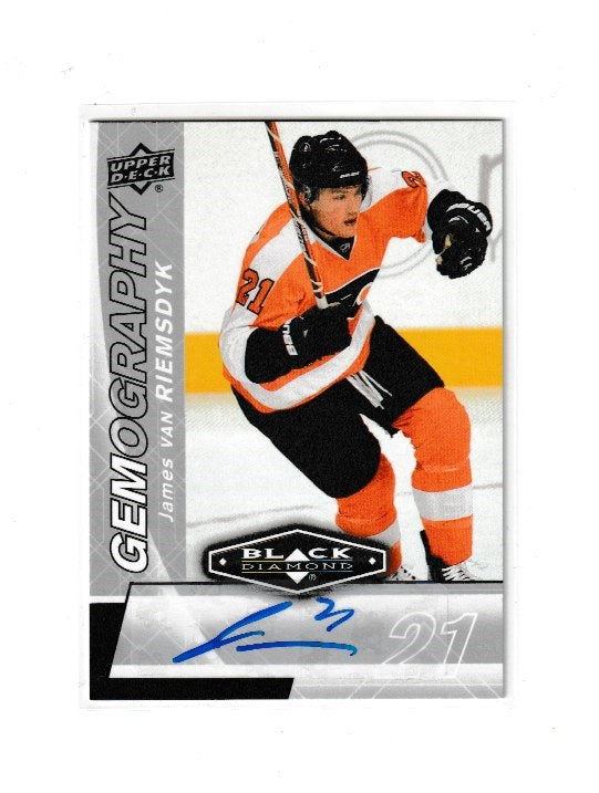 2010-11 Black Diamond Gemography #G-VR James van Riemsdyk