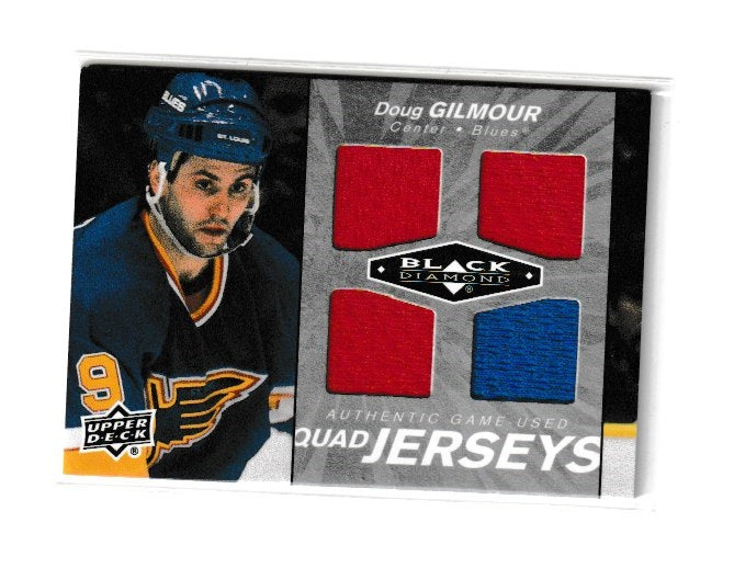 2010-11 Black Diamond Jersey Quad #QJ-DG Doug Gilmour