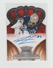 Load image into Gallery viewer, 2010-11 Crown Royale Autograph Rookie Royalty #145 Anders Lindback
