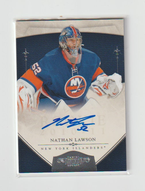 2010-11 Dominion Autograph #203 Nathan Lawson
