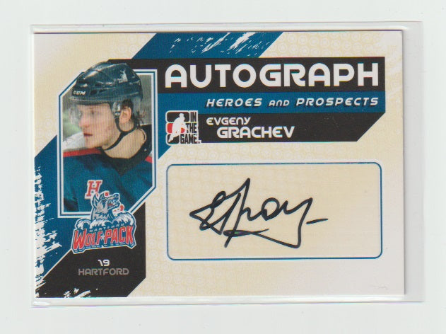 2010-11 ITG Heroes & Prospects Autographs #A-EG Evgeny Grachev