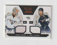 Load image into Gallery viewer, 2010-11 Luxury Suite Dual Jersey #87 Pekka Rinne &amp; Shea Weber
