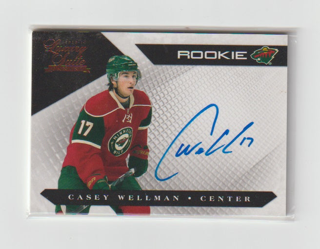 2010-11 Luxury Suite Rookie Autograph #157 Casey Wellman