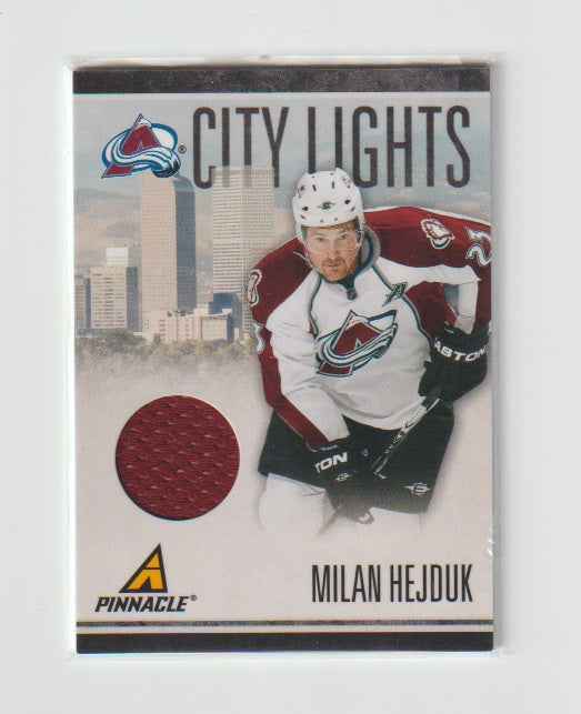 2010-11 Pinnacle City Lights Materials #66 Milan Hejduk