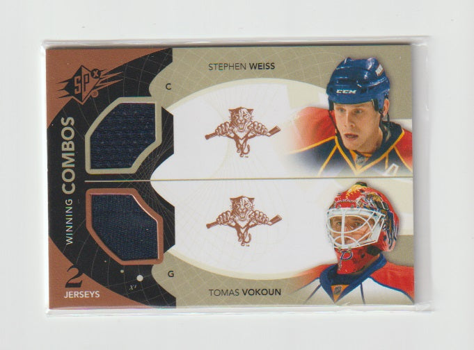 2010-11 SPx Winning Combos #WC-VW Tomas Vokoun & Stephen Weiss