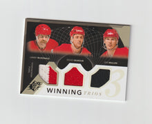 Load image into Gallery viewer, 2010-11 SPx Winning Trios #WM3-CGY Doug Gilmour, Lanny McDonald &amp; Joe Mullen
