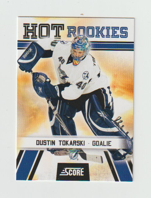 2010-11 Score Hot Rookies #514 Dustin Tokarski