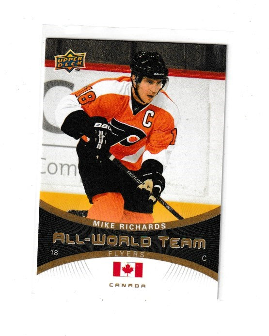 2010-11 Upper Deck All-World Team #AW-7 Mike Richards
