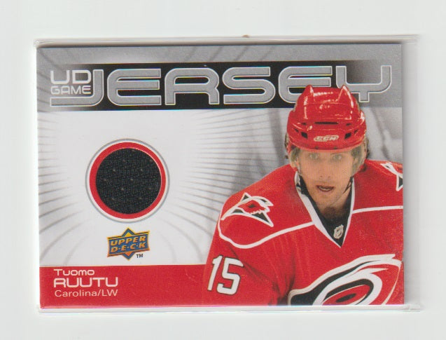 2010-11 Upper Deck Game Jerseys #GJ-TR Tuomo Ruutu