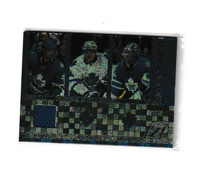 2010-11 Zenith Mozaics Materials #18 Nazem Kadri, Phil Kessel & Jonas Gustavsson