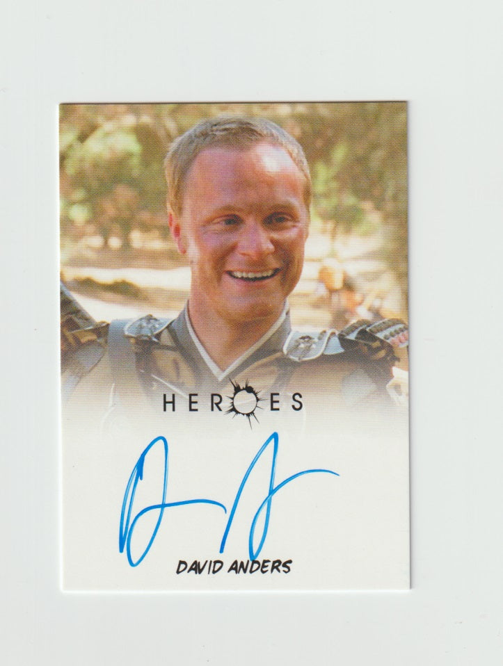 2010 Heroes Archives Autographs David Anders as Takezo Kensei