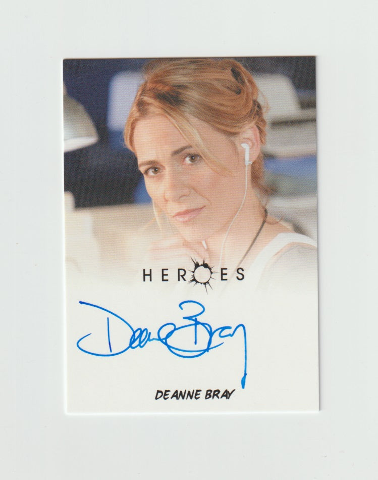 2010 Heroes Archives Autographs Deanne Bray as Emma Coolidge