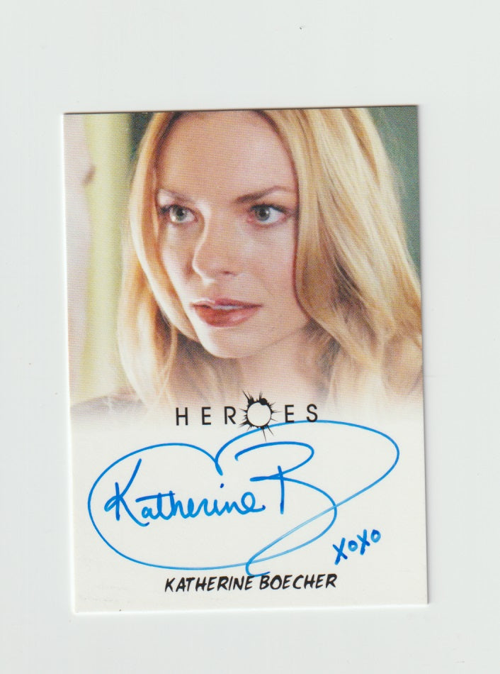 2010 Heroes Archives Autographs Katherine Boecher as Alena