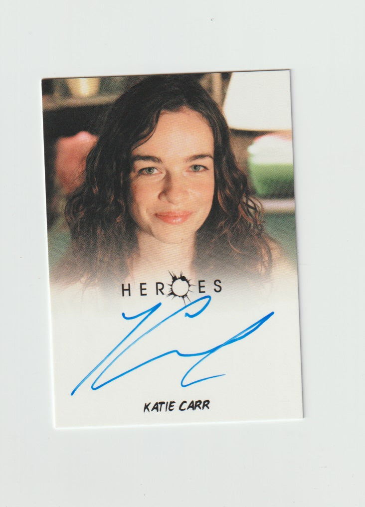 2010 Heroes Archives Autographs Katie Carr as Caitlin