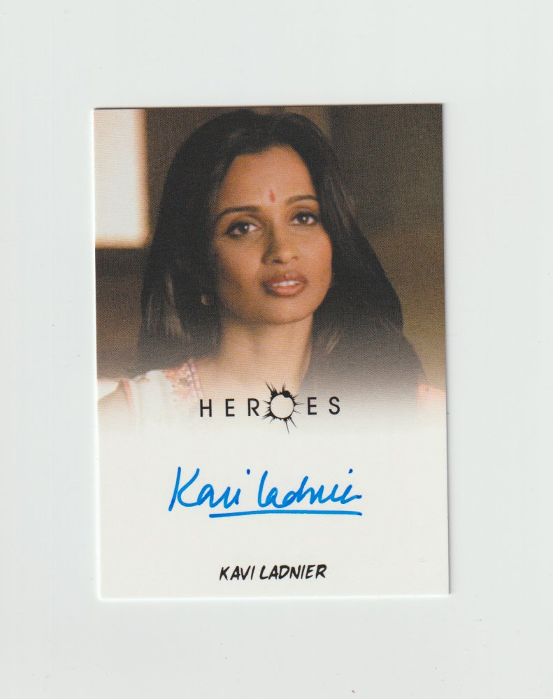 2010 Heroes Archives Autographs Kavi Ladnier as Mira Shenoy