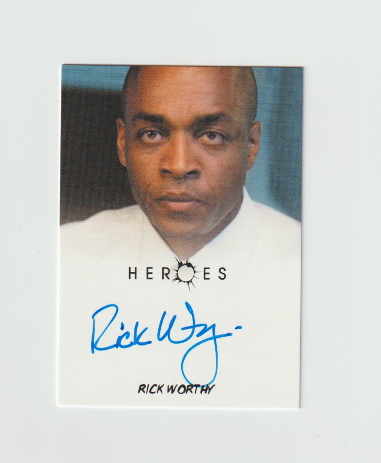 2010 Heroes Archives Autographs Rick Worthy as Mike