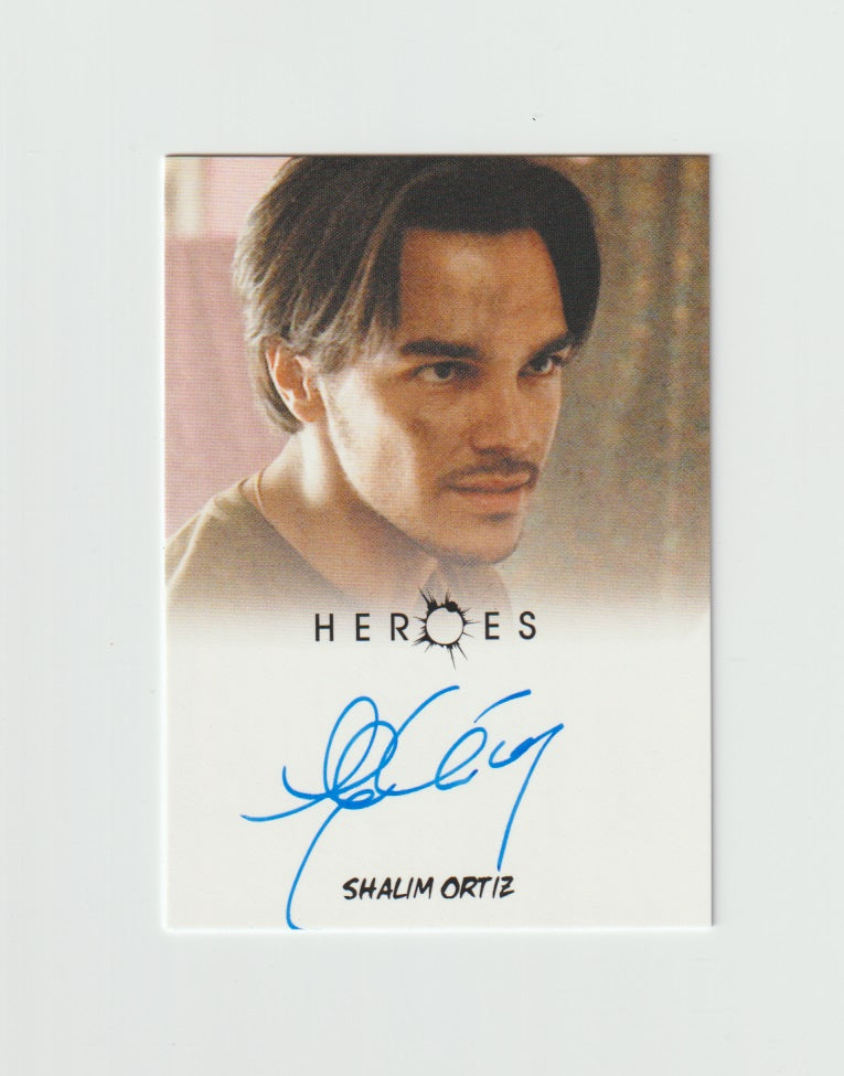 2010 Heroes Archives Autographs Shalim Ortiz as Alejandro Herrera