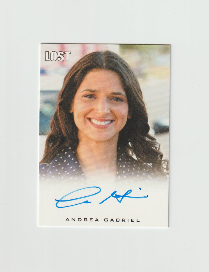 2010 Lost Archives Autographs Andrea Gabriel as Nadia