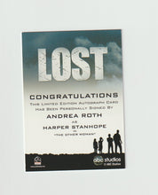 Load image into Gallery viewer, 2010 Lost Seasons 1-5 Autographs Andrea Roth as Harper Stanhope
