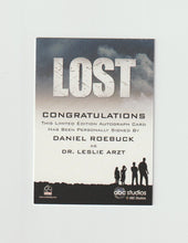 Load image into Gallery viewer, 2010 Lost Archives Autographs Daniel Roebuck as Dr Leslie Arzt
