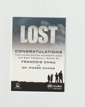 Load image into Gallery viewer, 2010 Lost Archives Autographs Francois Chau as Dr. Pierre Chang
