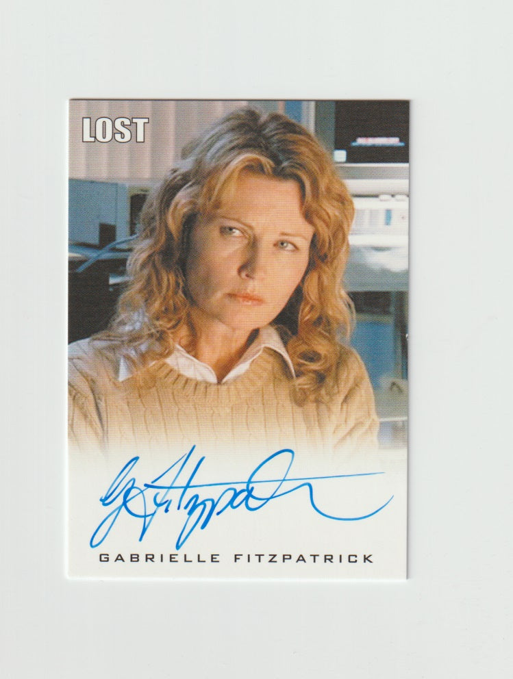 2010 Lost Archives Autographs Gabrielle Fitzpatrick as Lindsey