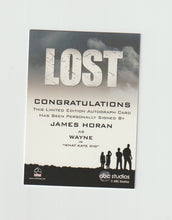 Load image into Gallery viewer, 2010 Lost Archives Autographs James Horan as Wayne
