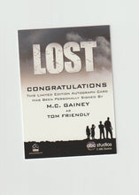 Load image into Gallery viewer, 2010 Lost Archives Autographs M.C. Gainey as Tom Friendly
