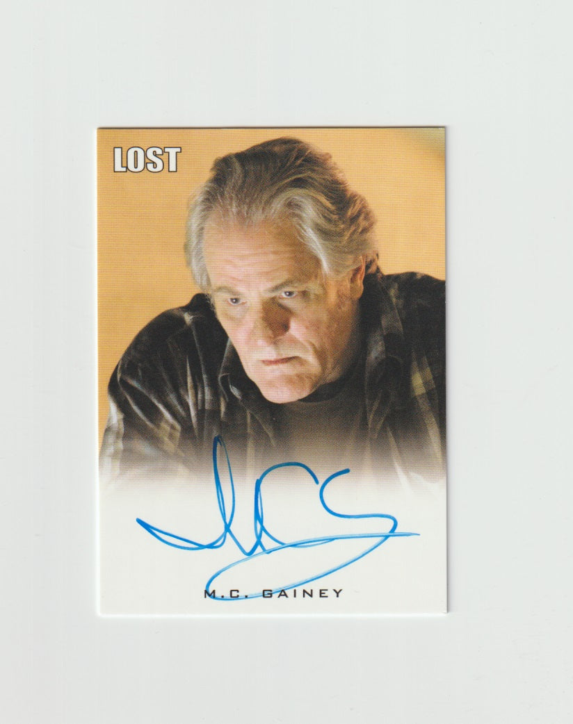 2010 Lost Archives Autographs M.C. Gainey as Tom Friendly