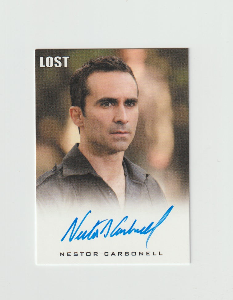 2010 Lost Archives Autographs Nestor Carbonell as Richard Alpert